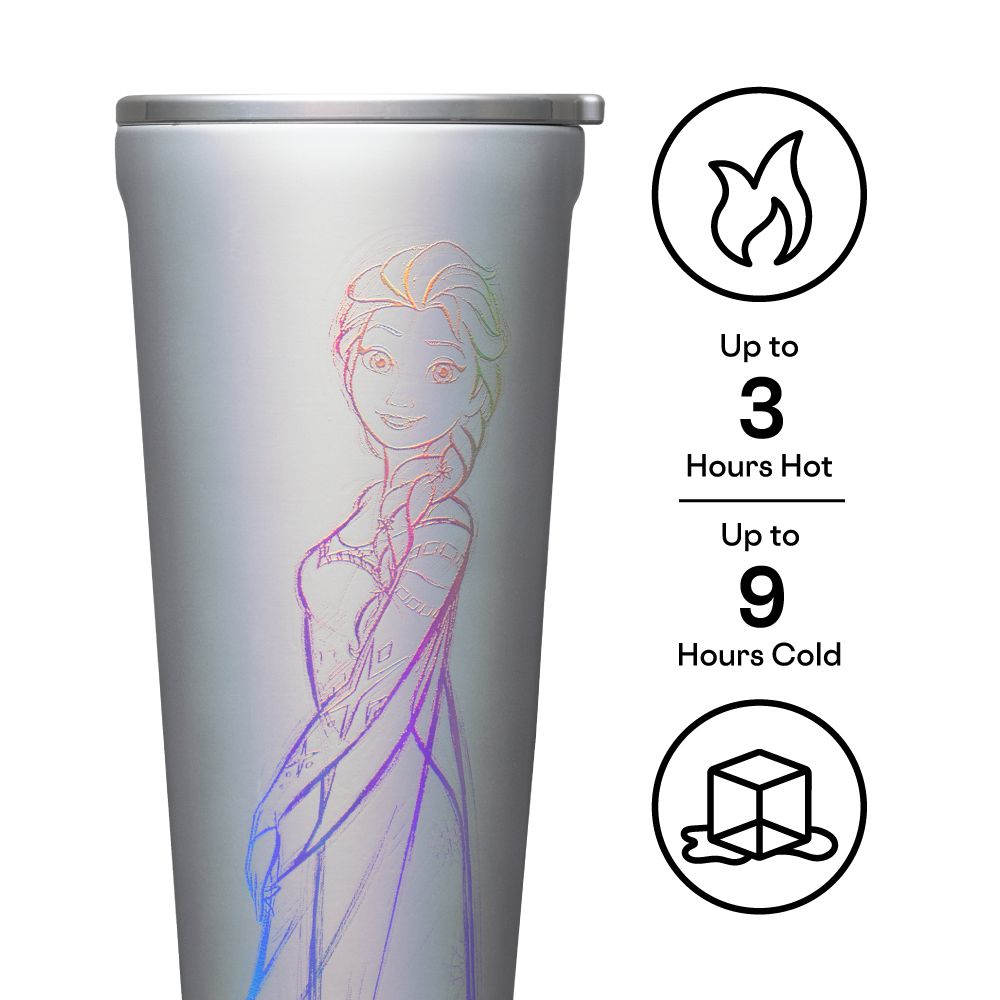 Corkcicle 16oz D-isney100 Heritage Sketch Tumbler Insulated Tumbler Cup Elsa | GKX-06654775