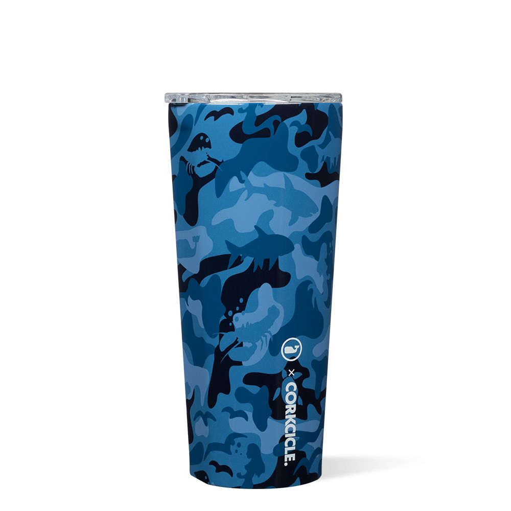 Corkcicle 24oz Vineyard Vines Tumbler Bleu Camouflage | EIP-83484248