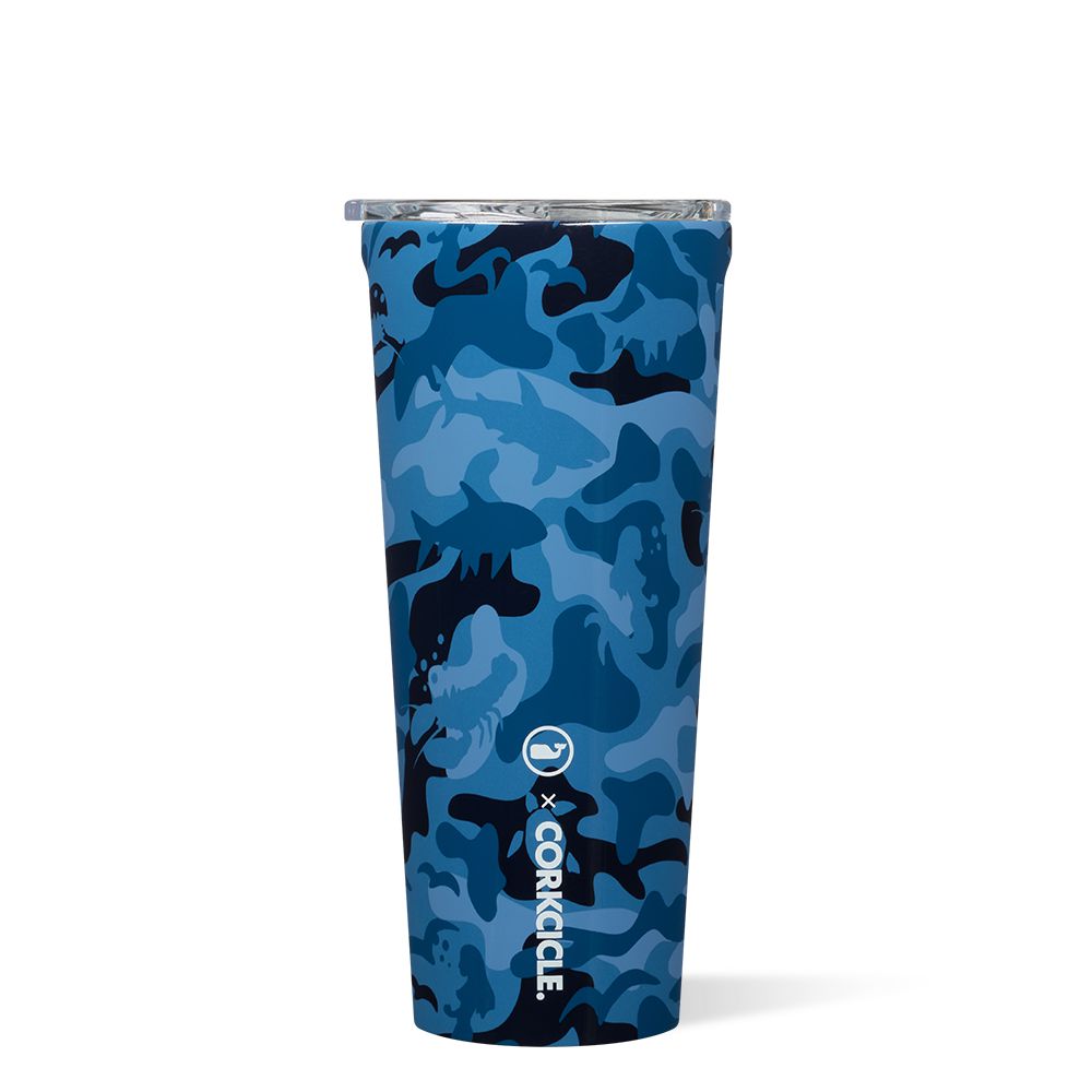 Corkcicle 24oz Vineyard Vines Tumbler Bleu Camouflage | EIP-83484248