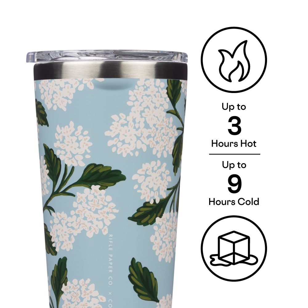 Corkcicle 16oz Rifle Paper Co. Tumbler Bleu | YNA-27755155