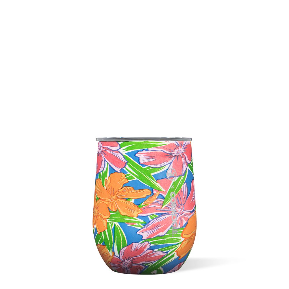 Corkcicle 12oz Vineyard Vines Stemless Oleander | MZL-17106106