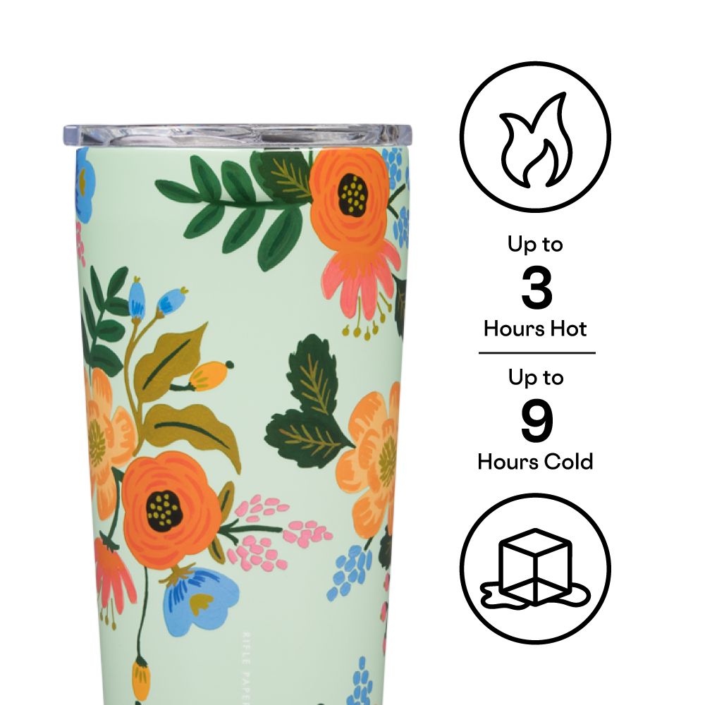 Corkcicle 24oz Rifle Paper Co. Tumbler Menthe | WPS-26681275