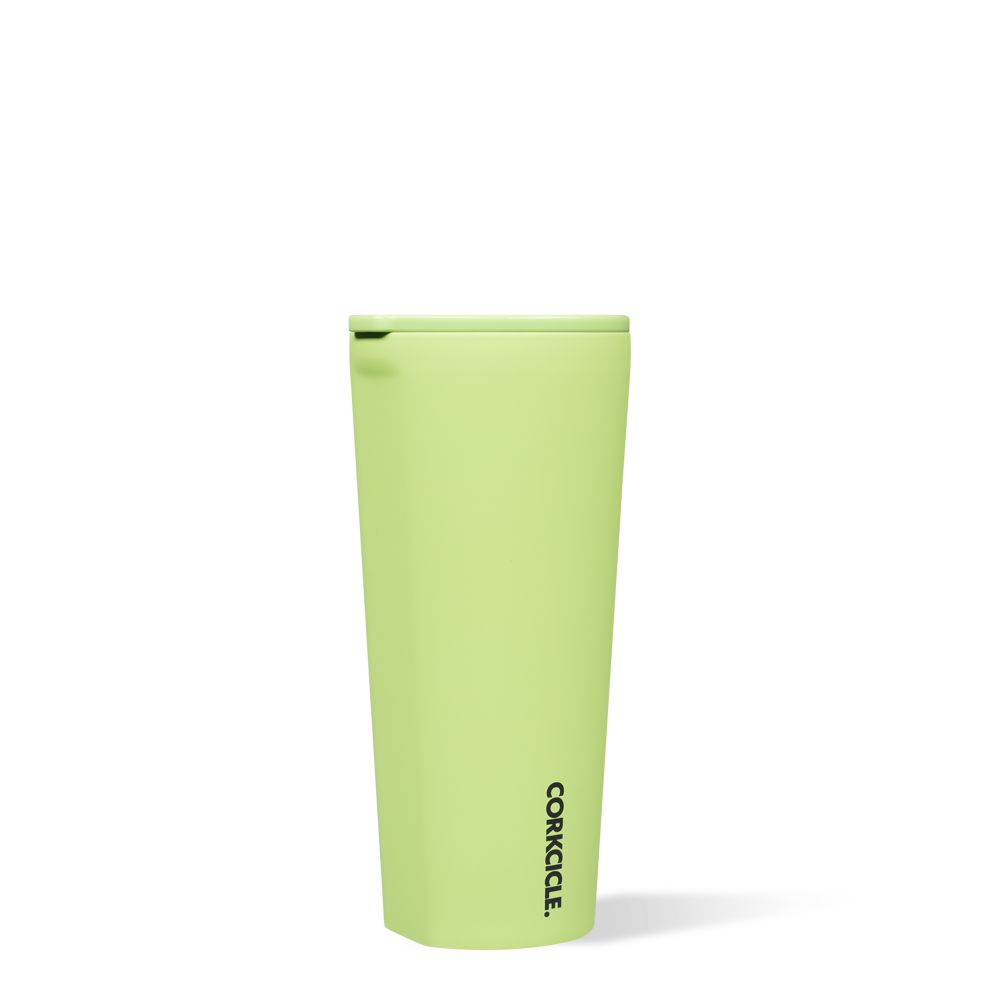 Corkcicle 24oz Neon Lights Tumbler Citron | UXC-51749300