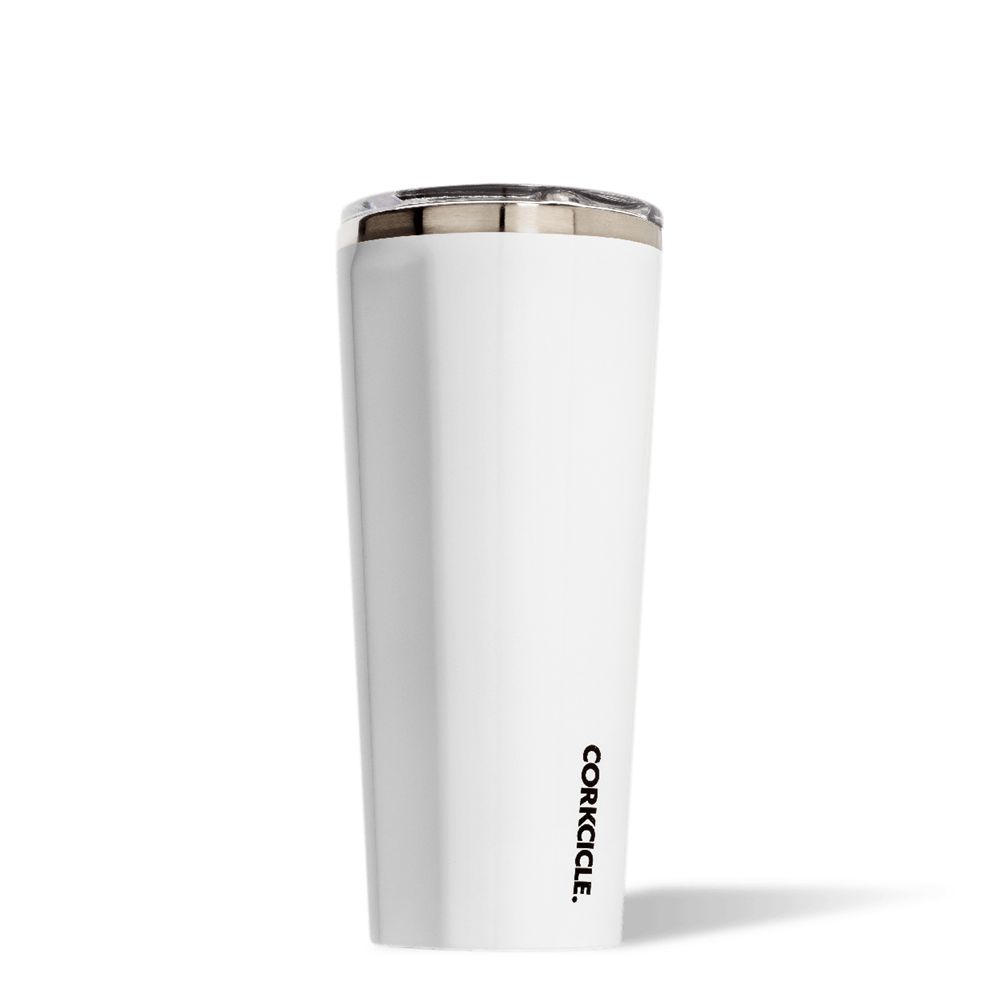 Corkcicle 24oz Classic Tumbler Classic Stainless Steel Drink Tumbler Blanche | CUG-37014600