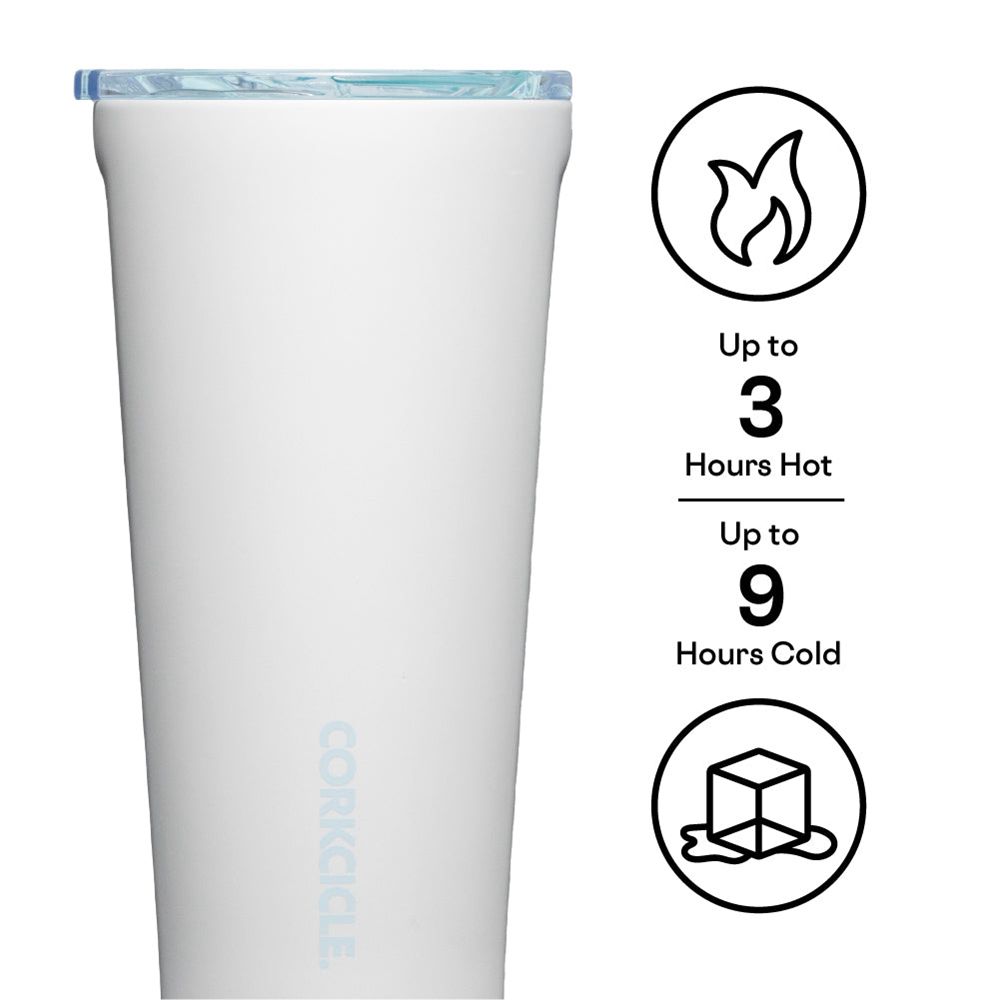 Corkcicle 16oz Pure Taste Tumbler Insulated Coffee Mug Bleu | YFD-03445620