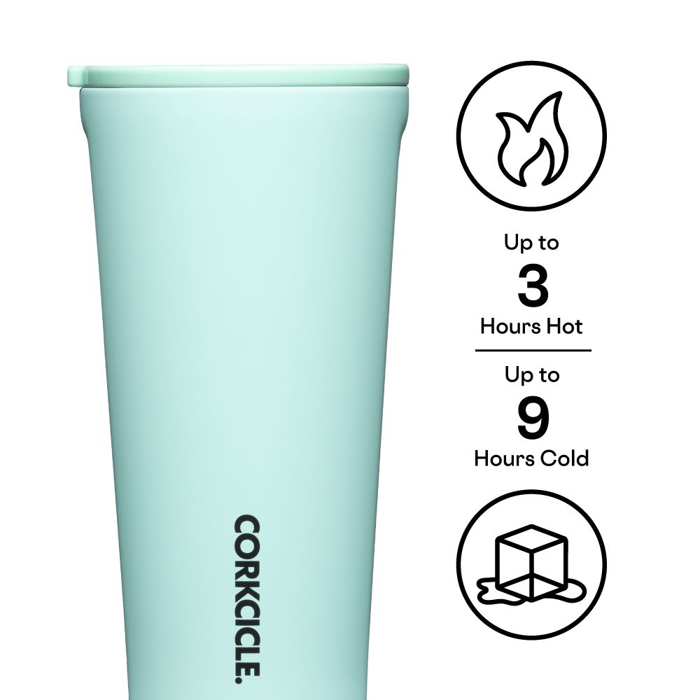 Corkcicle 16oz Neon Lights Tumbler Sun Soaked Teal | BMF-59262808