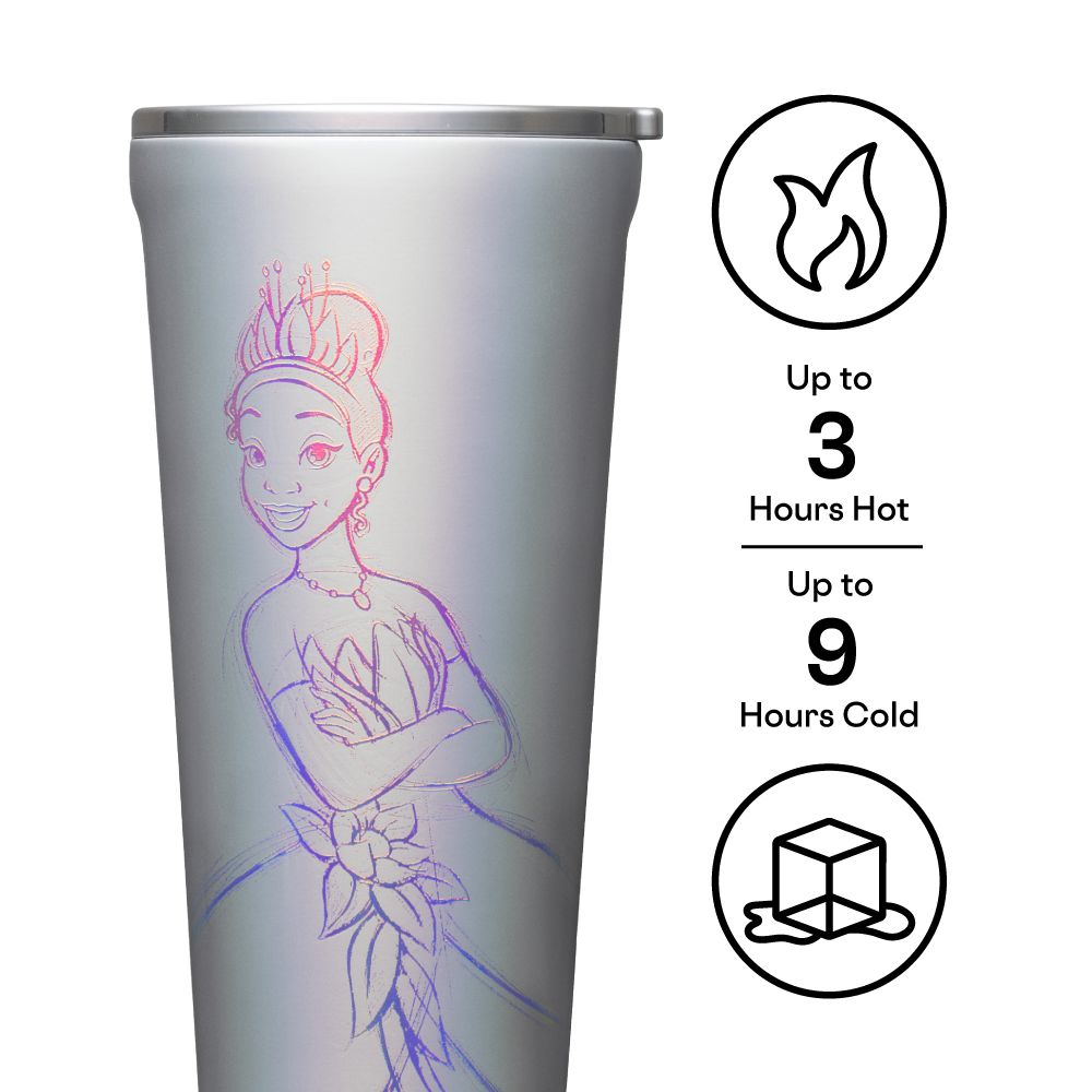 Corkcicle 16oz D-isney100 Heritage Sketch Tumbler Insulated Tumbler Cup Tiana | IFO-50330440