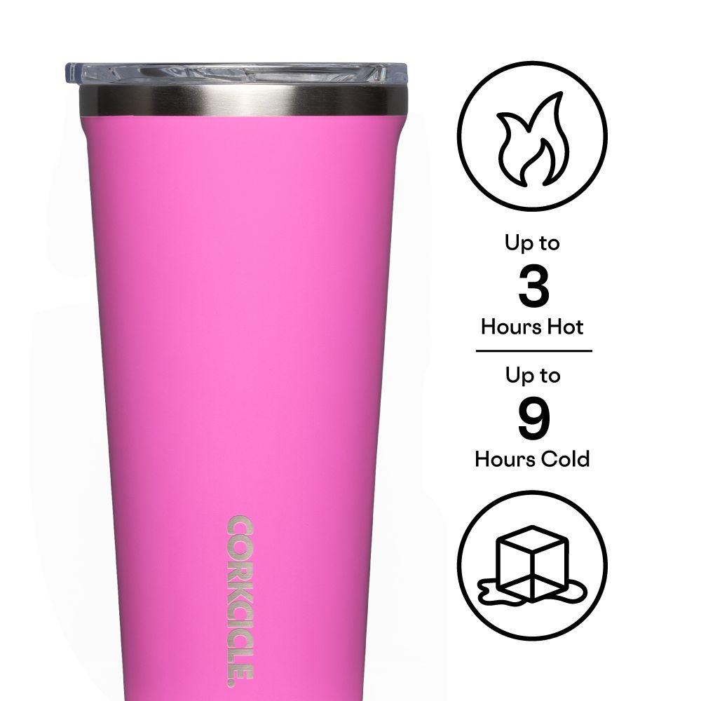 Corkcicle 16oz Classic Tumbler Classic Stainless Steel Drink Tumbler Rose | WKR-89104534