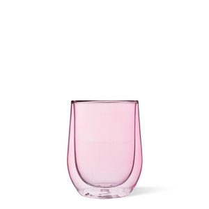 Corkcicle 12oz Stemless Glass Set (2) Blush | RFV-25450222