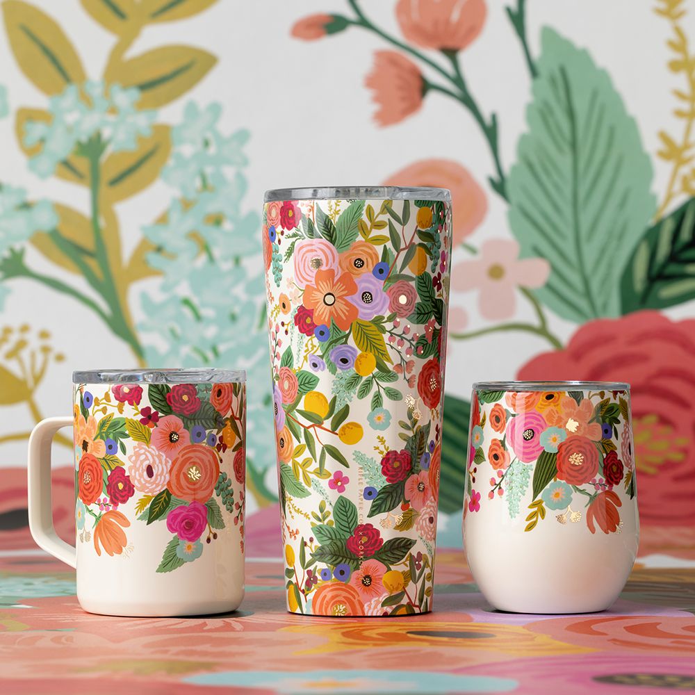 Corkcicle 12oz Rifle Paper Co. Stemless Garden Party | FQW-12992859