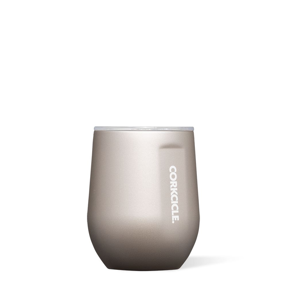 Corkcicle 12oz Pure Taste Stemless Insulated Wine Tumbler Latte/Oat Milk | YJX-65706499