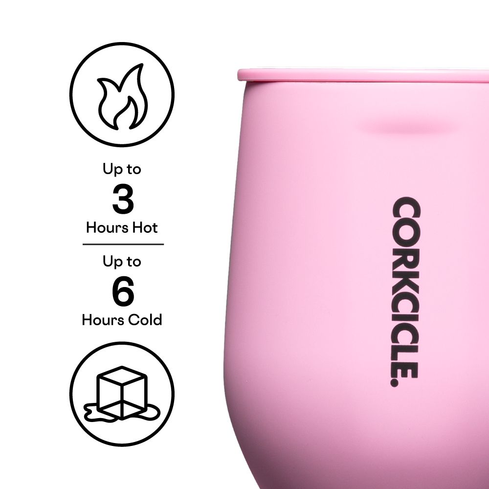 Corkcicle 12oz Neon Lights Stemless Rose | RWG-53448779