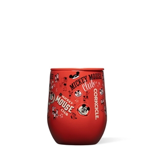 Corkcicle 12oz Mickey Mouse Club Stemless Rouge | AUU-78079982