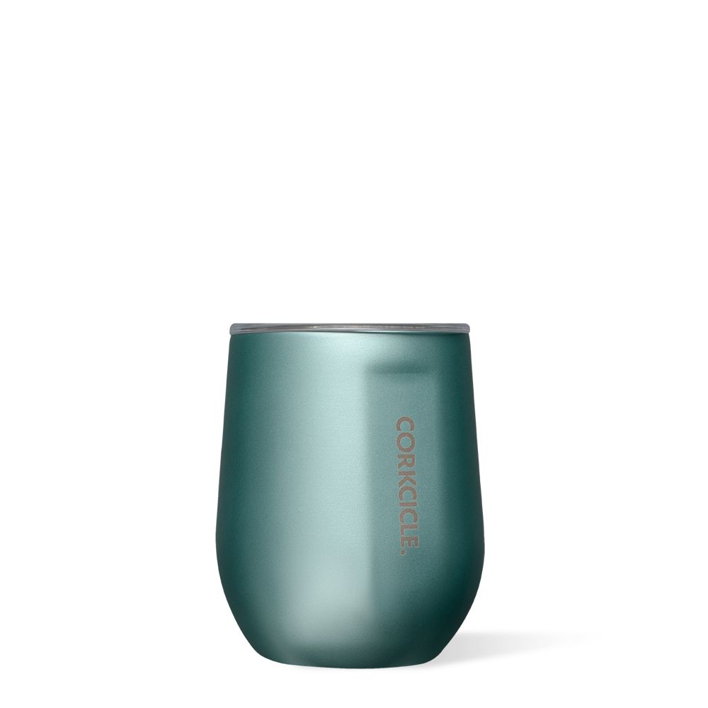 Corkcicle 12oz Metallic Stemless Jade | FNW-75295066