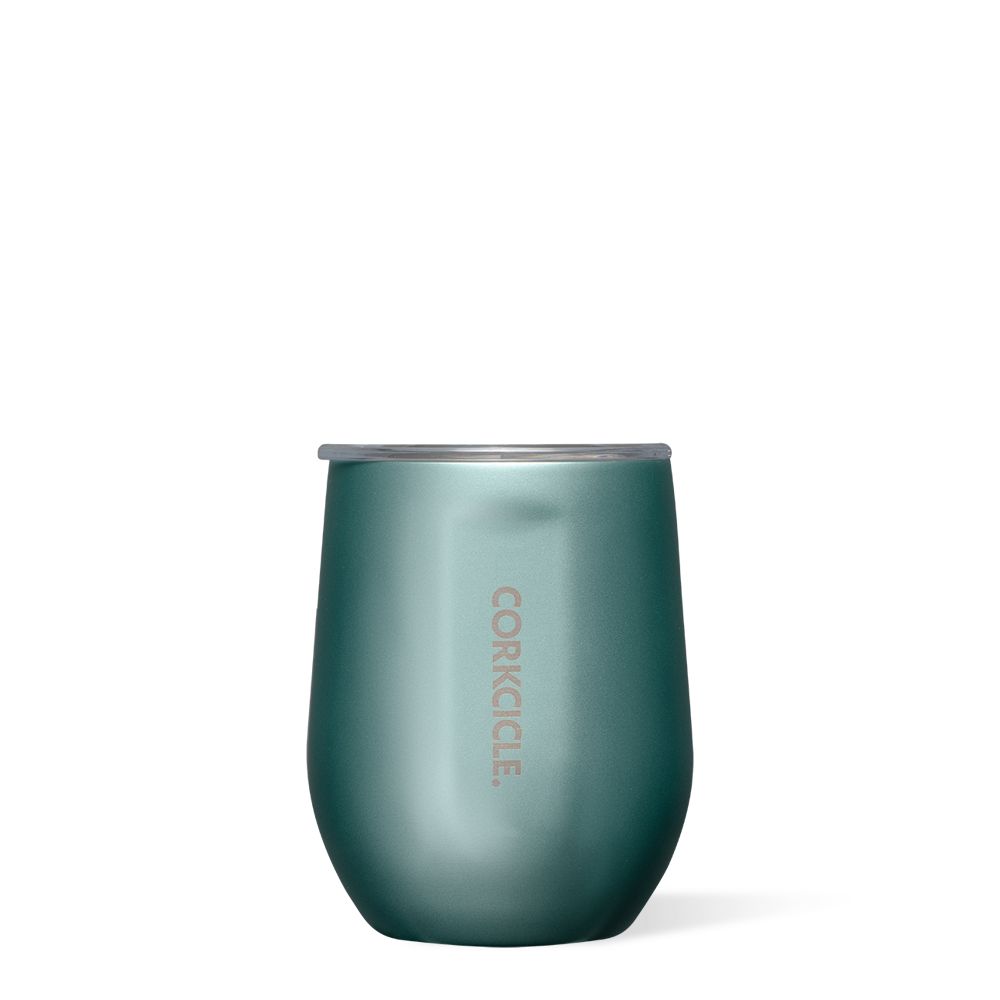 Corkcicle 12oz Metallic Stemless Jade | FNW-75295066