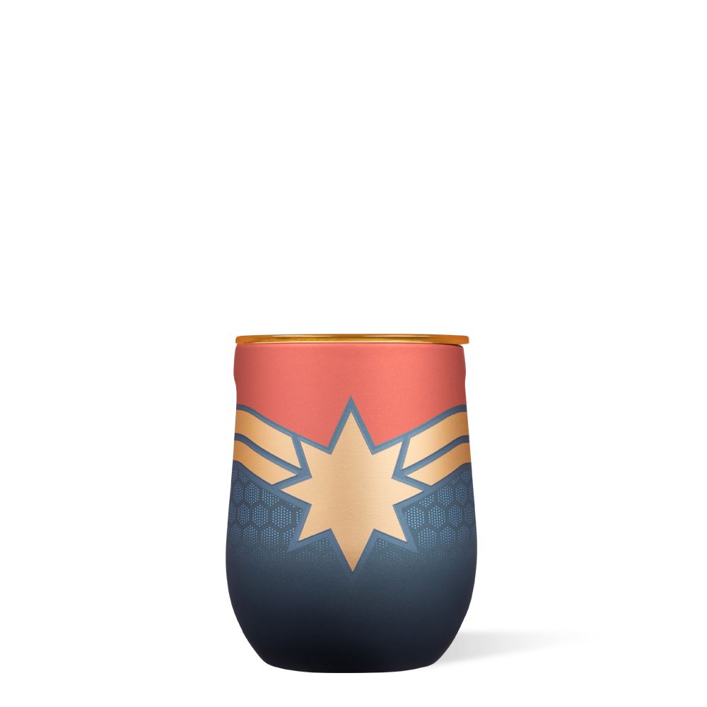 Corkcicle 12oz Marvel Stemless Captain Marvel | SOH-79734639