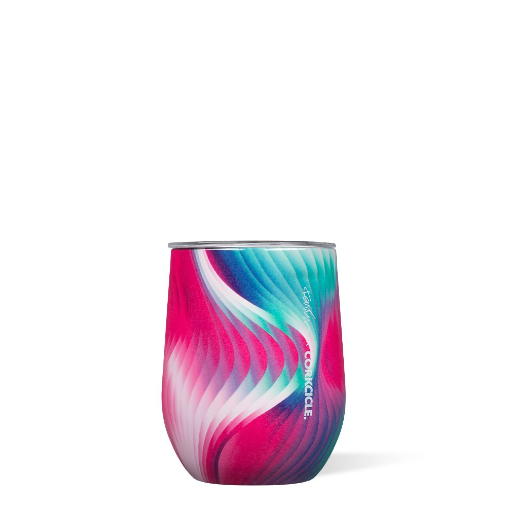 Corkcicle 12oz Karim Rashid Stemless Electroclash | VEN-08933851