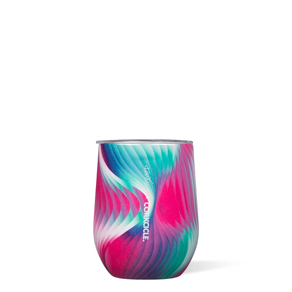 Corkcicle 12oz Karim Rashid Stemless Electroclash | VEN-08933851