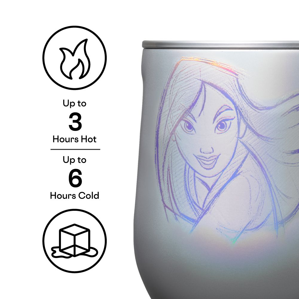 Corkcicle 12oz D-isney100 Heritage Sketch Stemless Mulan | JHT-57509285