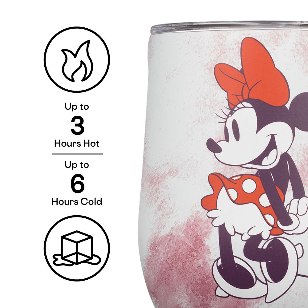 Corkcicle 12oz D-isney Tie Dye Stemless Cup Minnie Mouse Tie Dye | QYJ-91121510