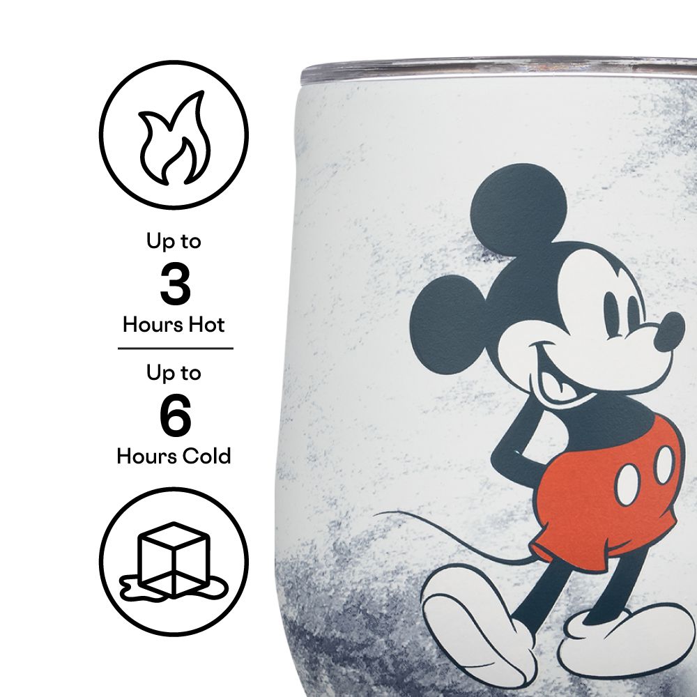 Corkcicle 12oz D-isney Tie Dye Stemless Cup Mickey Mouse Tie Dye | VXH-74427832