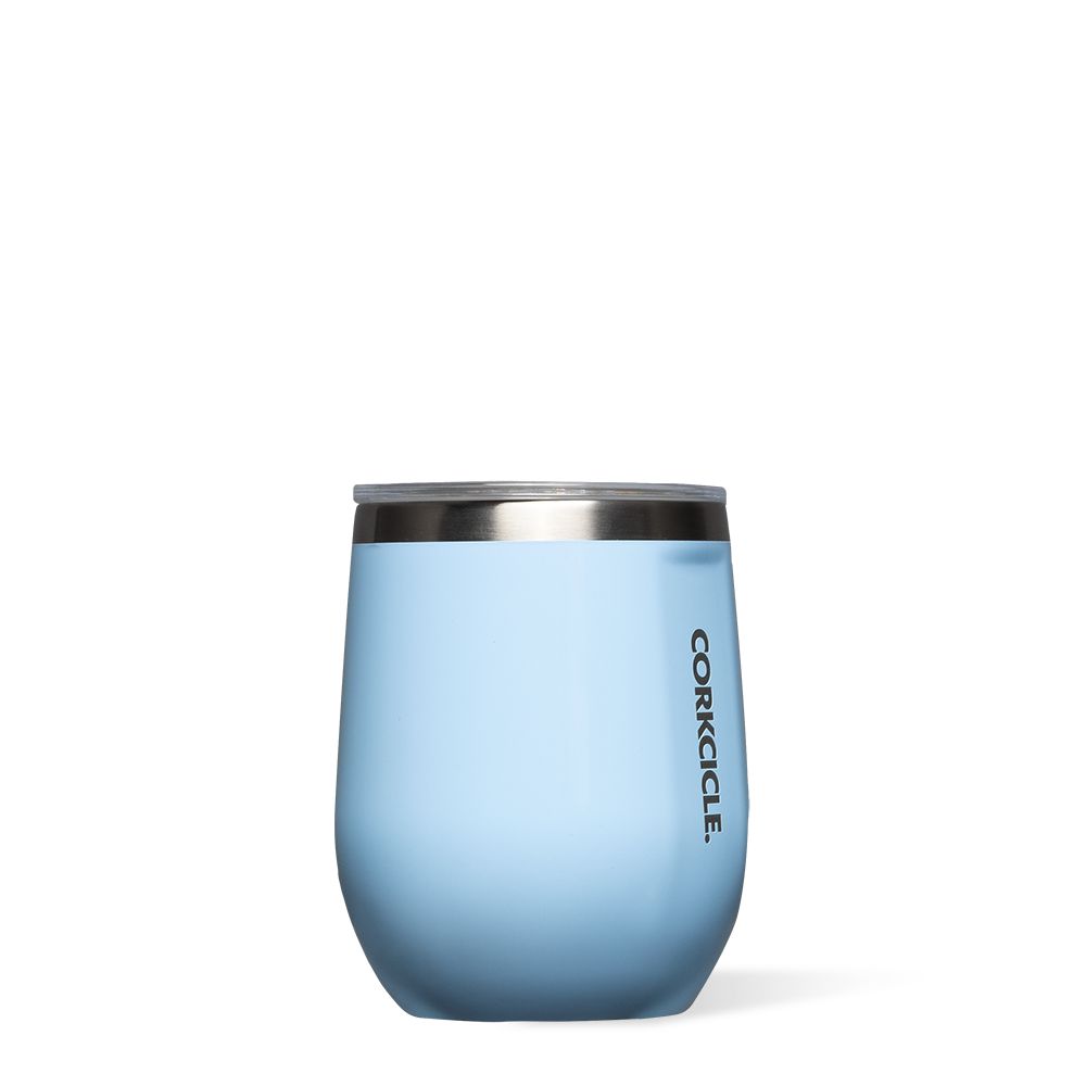 Corkcicle 12oz Classic Stemless Insulated Wine Tumbler Bleu | ZXQ-63918285