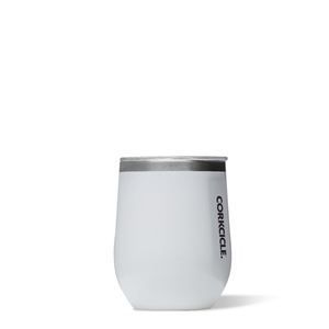 Corkcicle 12oz Classic Stemless Insulated Wine Tumbler Blanche | HEX-03543321