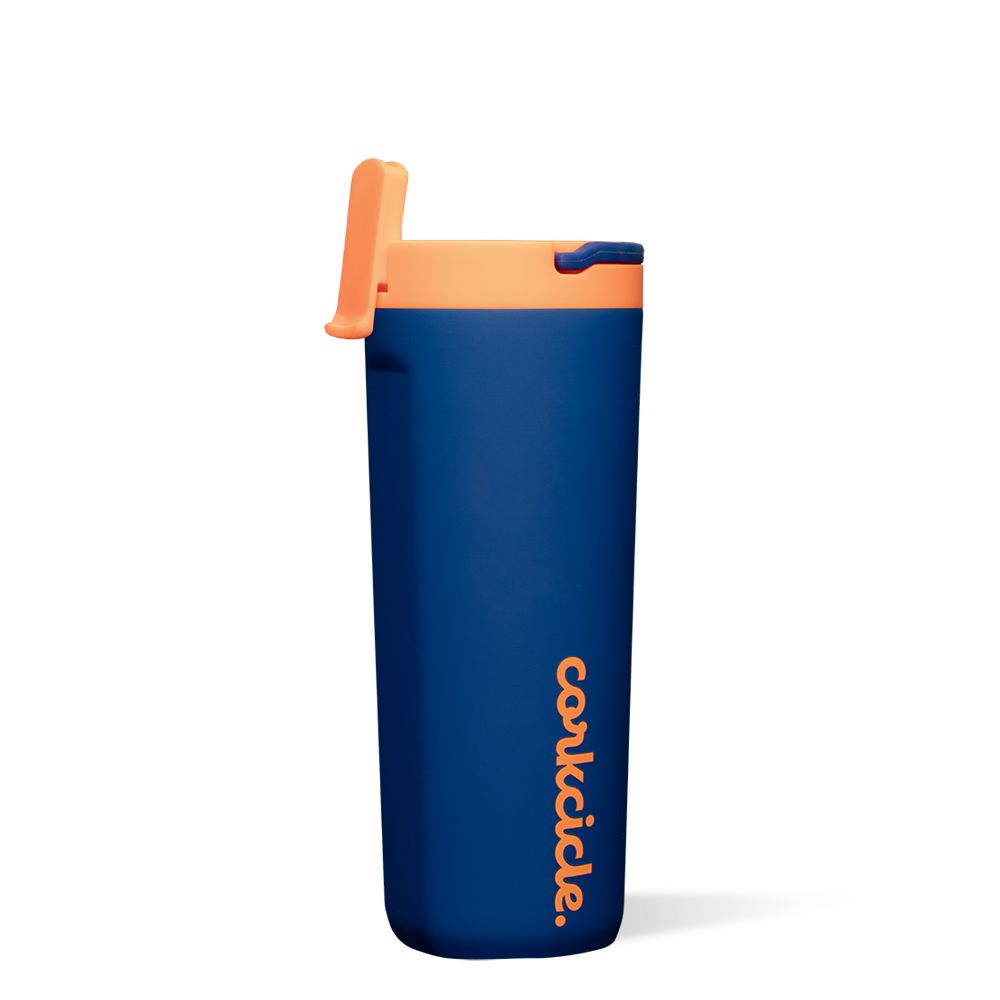 Corkcicle 17oz Kids Cup With Lid & Straw Bleu Marine | TOK-71042679