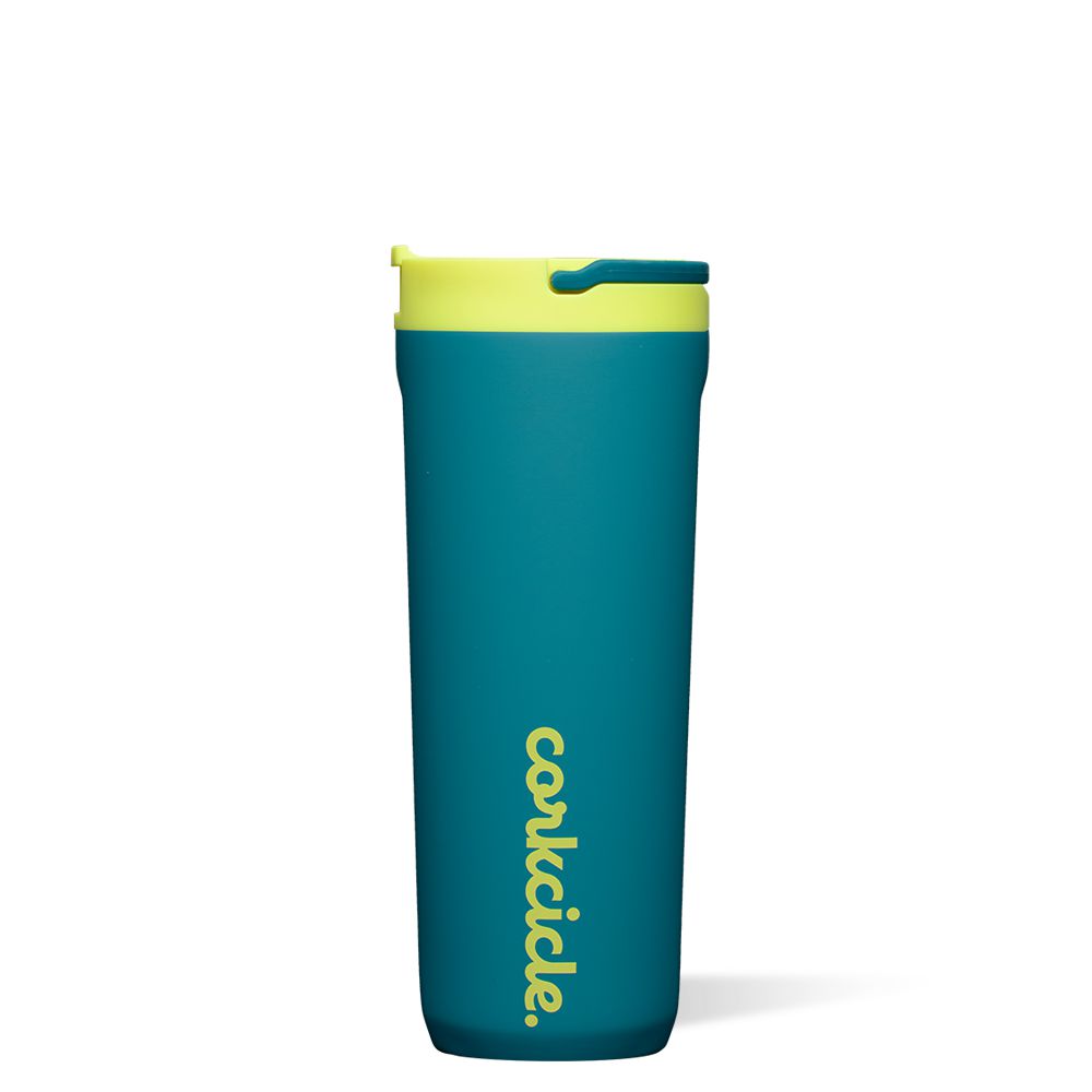 Corkcicle 17oz Kids Cup With Lid & Straw Electric Tide | UGT-15303261