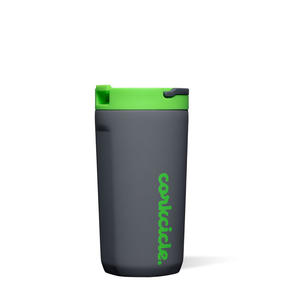 Corkcicle 12oz Kids Cup With Lid & Straw Electric Lime | KTV-04788178