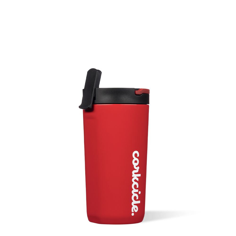 Corkcicle 12oz Kids Cup With Lid & Straw Gloss Cardinal | ULT-78382690