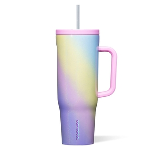 Corkcicle 40oz Cruiser Insulated Tumbler With Handle Rainbow Unicorn | NCM-32924495