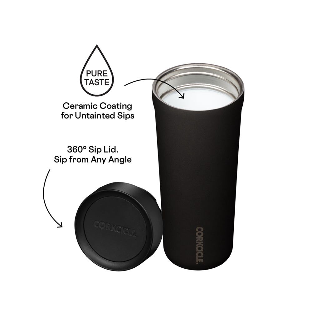 Corkcicle 17oz Commuter Cup Spill-Proof Insulated Travel Coffee Mug Slate | UMA-44842948