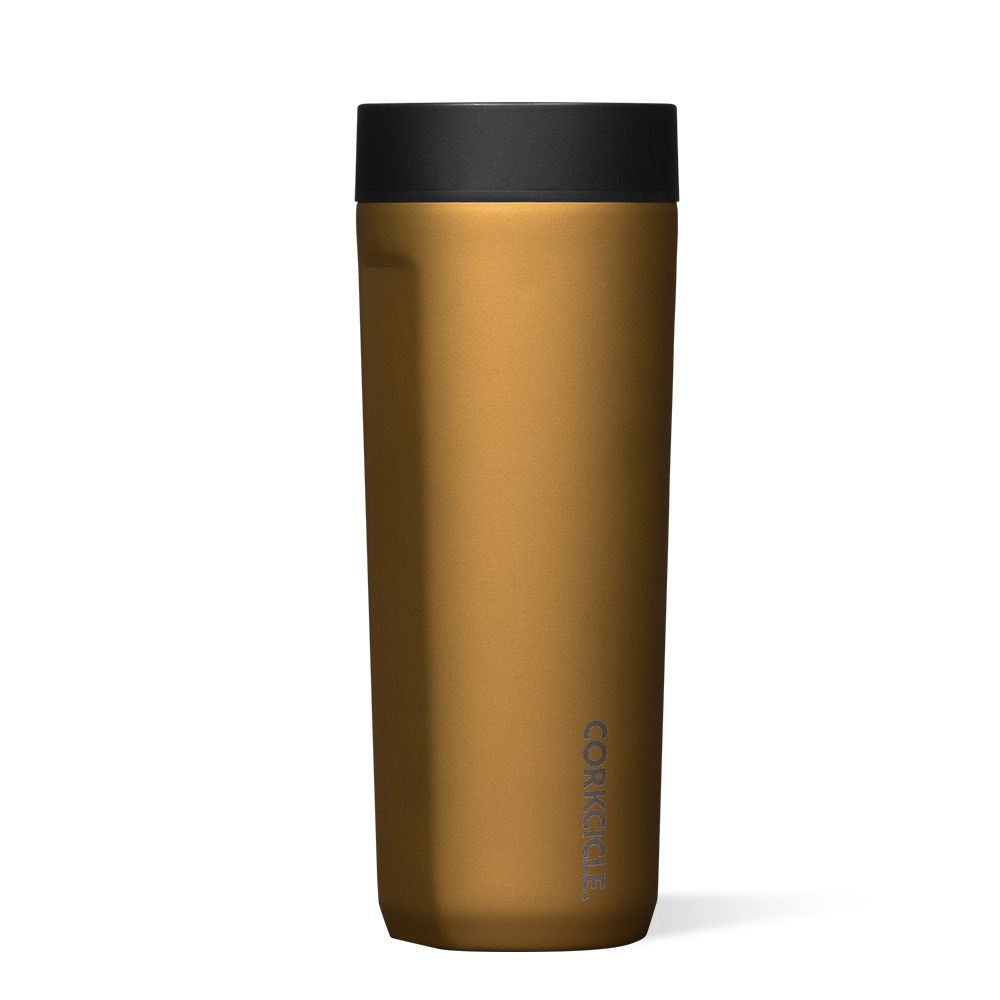 Corkcicle 17oz Commuter Cup Spill-Proof Insulated Travel Coffee Mug Doré | EWM-22692195