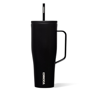 Corkcicle 30oz Cold Cup Xl Insulated Tumbler With Handle Noir | ZRI-83399526