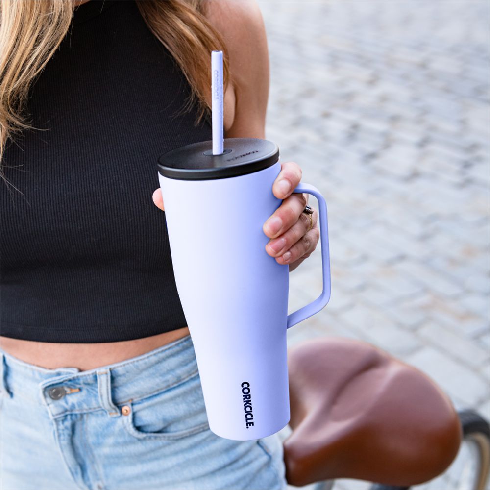 Corkcicle 30oz Cold Cup Xl Insulated Tumbler With Handle Periwinkle | ZDE-09818666