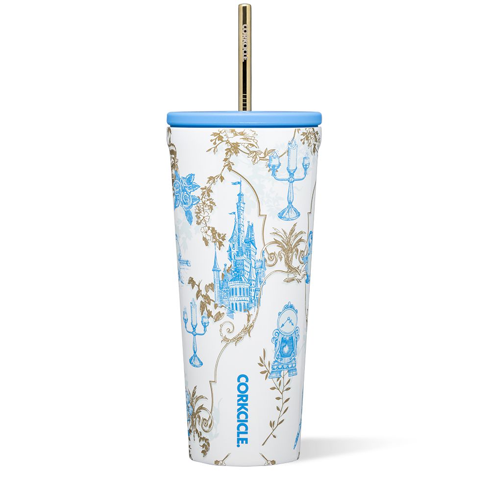 Corkcicle 24oz D-isney Princess Cold Cup Insulated Tumbler With Straw Belle | WME-61401132