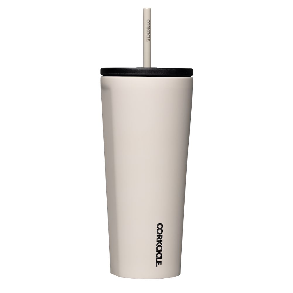 Corkcicle 24oz Cold Cup Insulated Tumbler With Straw Latte | HAR-29773083