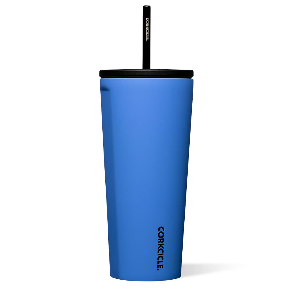 Corkcicle 24oz Cold Cup Insulated Tumbler With Straw Bleu | XXD-91240326