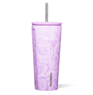 Corkcicle 24oz Cold Cup Insulated Tumbler With Straw Forget Me Not | HME-60622472