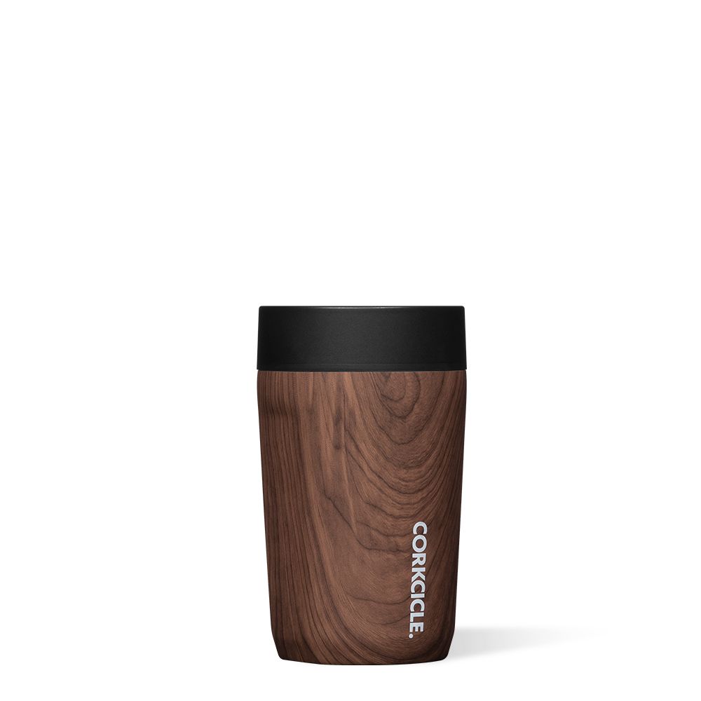 Corkcicle 9oz Commuter Cup Spill-Proof Insulated Travel Coffee Mug Walnut Wood | PMM-82065065