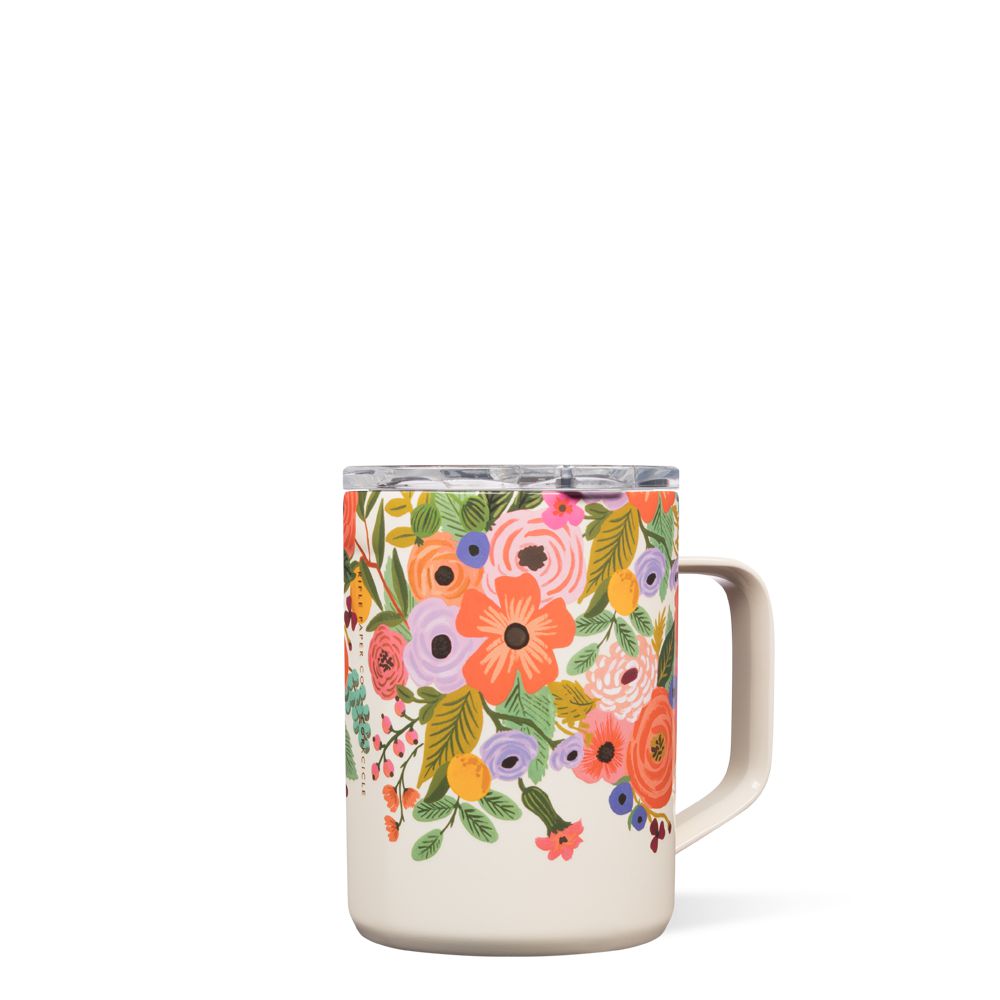 Corkcicle 16oz Rifle Paper Co. Coffee Mug Insulated Coffee Mug Garden Party | CSC-97196069