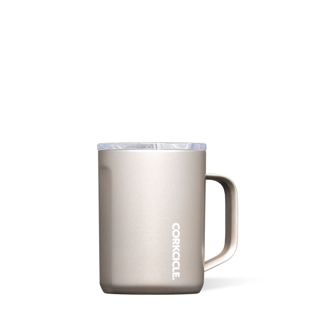 Corkcicle 16oz Pure Taste Mug Insulated Coffee Mug Latte/Oat Milk | MUC-16383753