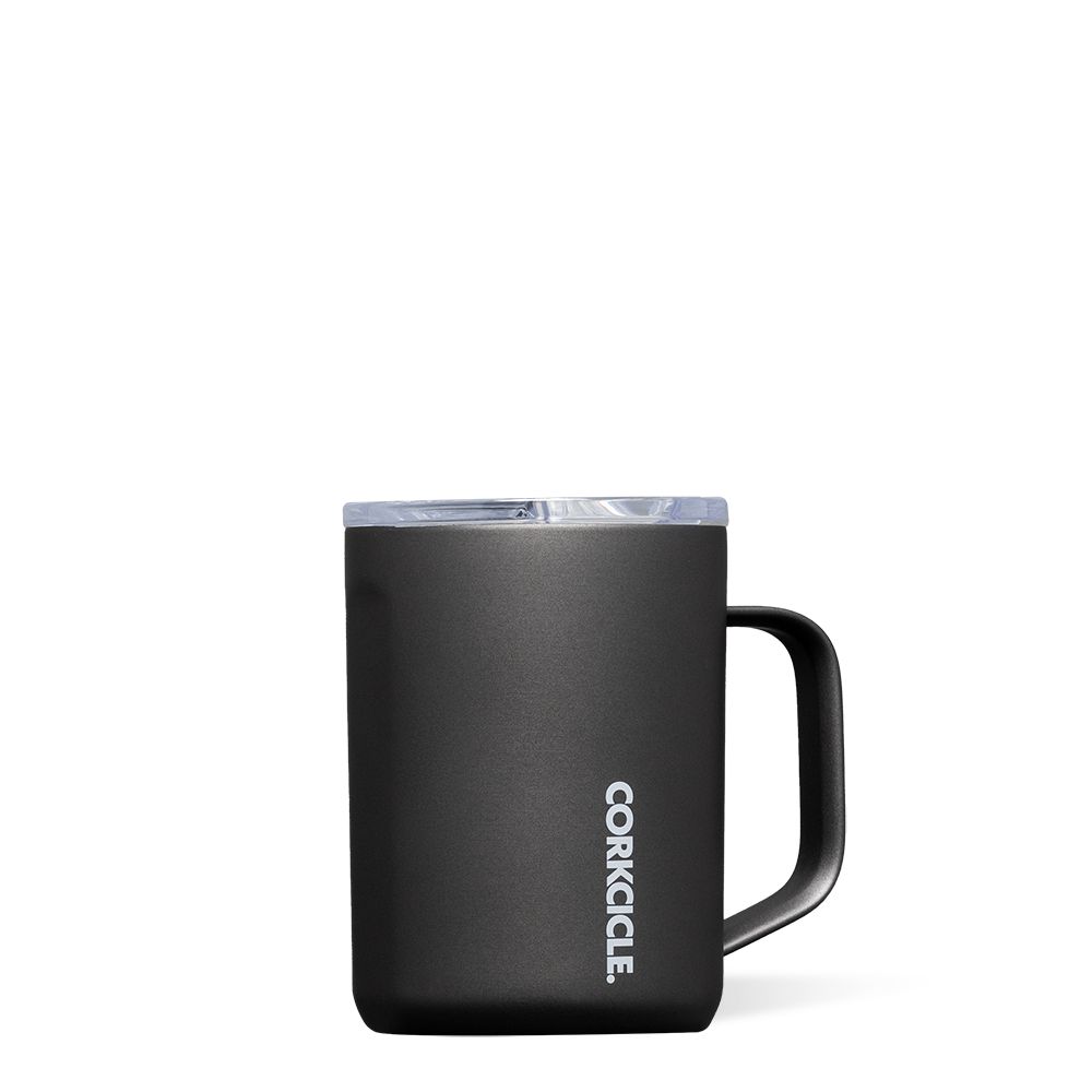 Corkcicle 16oz Pure Taste Mug Insulated Coffee Mug Ceramic Slate/Grey | ZQP-23381582