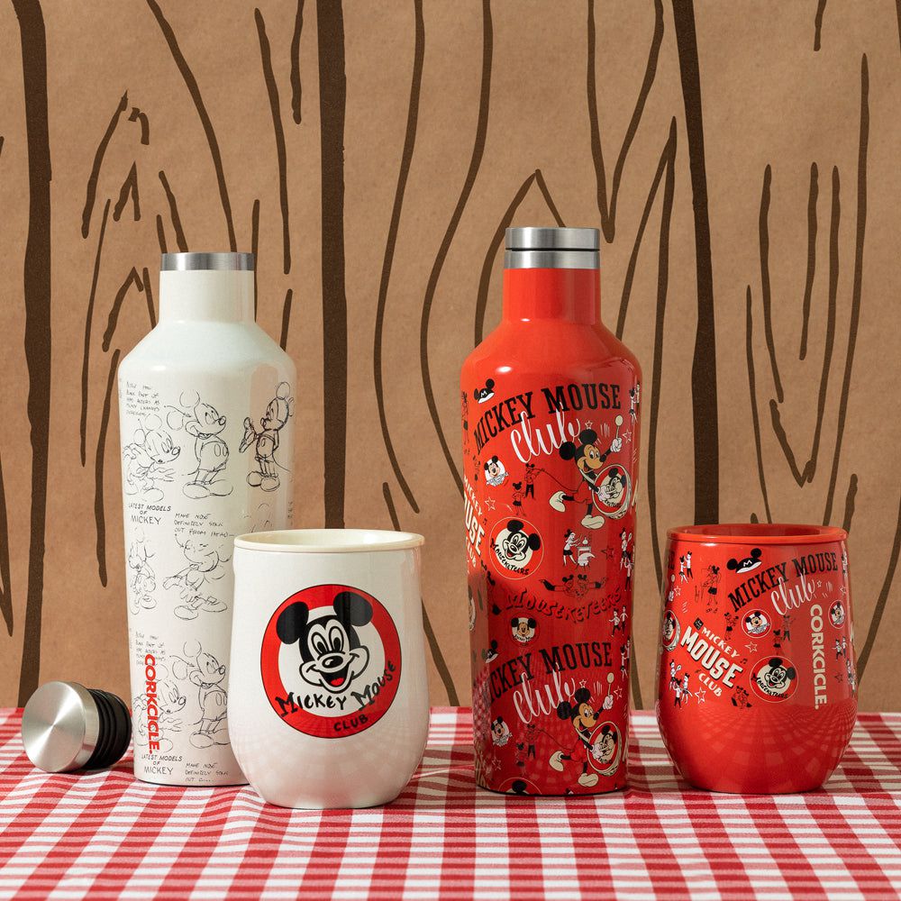 Corkcicle Mickey Mouse Club Canteen Rouge | ITH-59479982