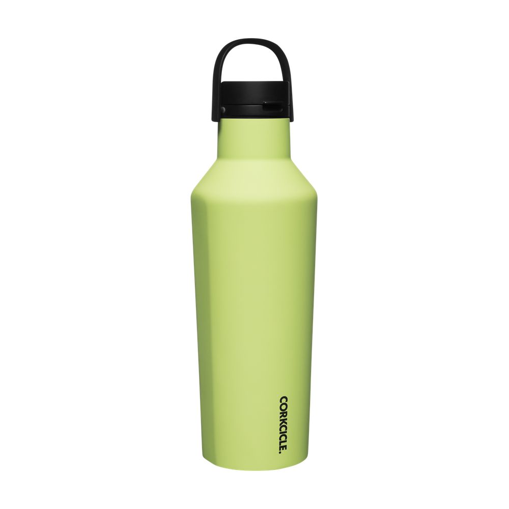 Corkcicle 32oz Series A Sport Canteen Insulated Citron | DQJ-39109277