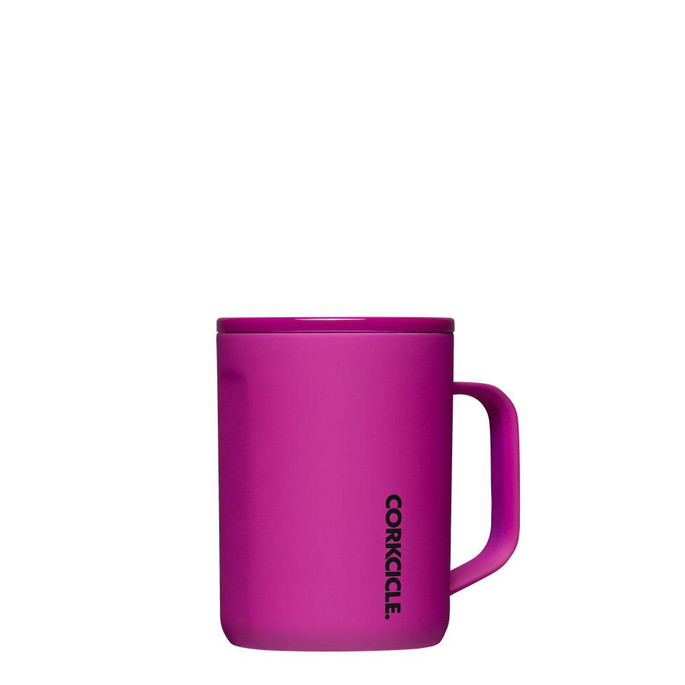 Corkcicle 16oz Neon Lights Coffee Mug Berry Punch | XYG-16860565