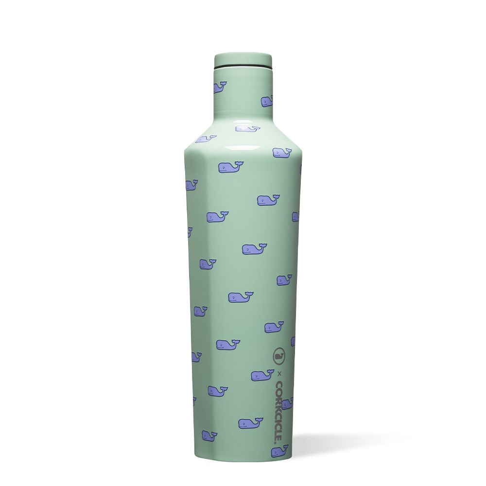 Corkcicle 25oz Vineyard Vines Canteen Bleu | DNK-98952614