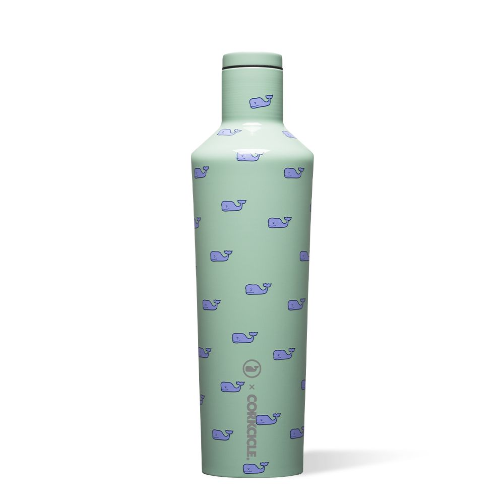 Corkcicle 25oz Vineyard Vines Canteen Bleu | DNK-98952614