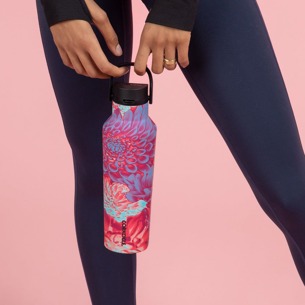 Corkcicle 20oz Series A Sport Canteen Insulated Dopamine Floral | XRQ-44949864